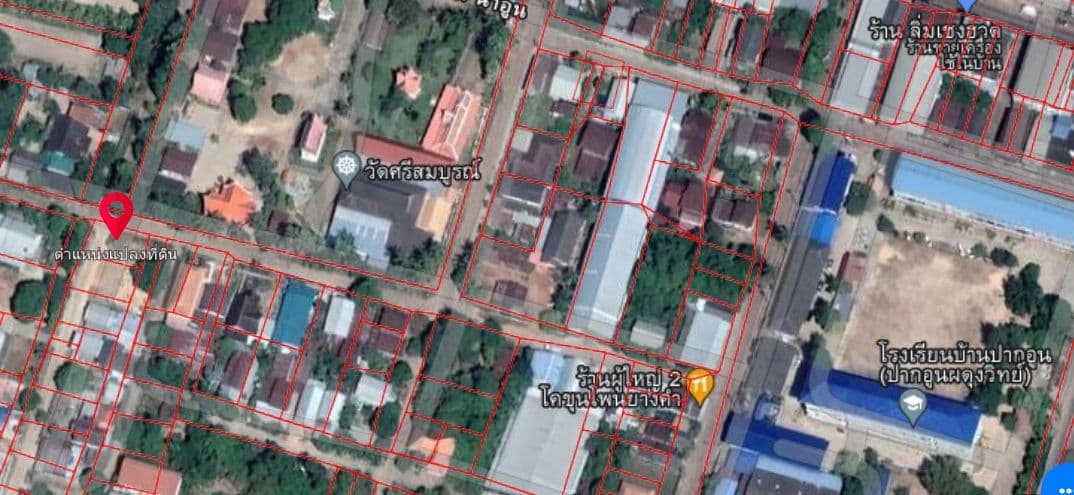 ขายที่ดินแปลงมุม ในเมืองศรีสงคราม ถม2รอบ เจ้าของขายเอง 