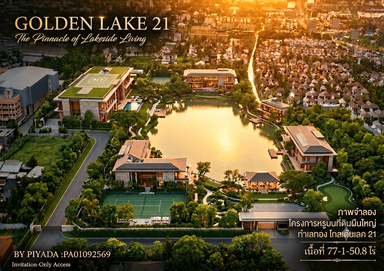 ขายที่ดินผืนใหญ่ ทำเลทองใกล้สนามบินสุวรรณภูมิ (ผังเมืองสีแดง)