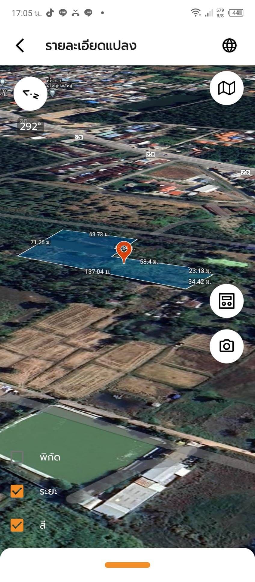 021-ขายที่ดินขอนแก่น อำเภอชุมแพ เหมาะทำจัดสรรเพื่อที่อยู่อาศัย บ้านสวน อยู่ใกล้ชุมชน 4-2-22 ไร่.
