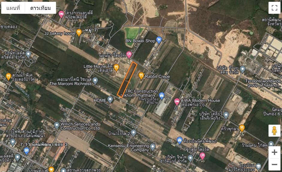 ขายที่ดินระยอง นิคมพัฒนา 27-3-20