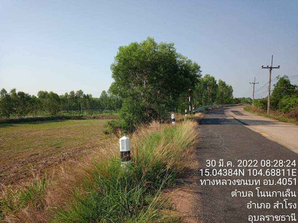ขายที่ดิน อุบลราชธานี 6-0-43 ไร่