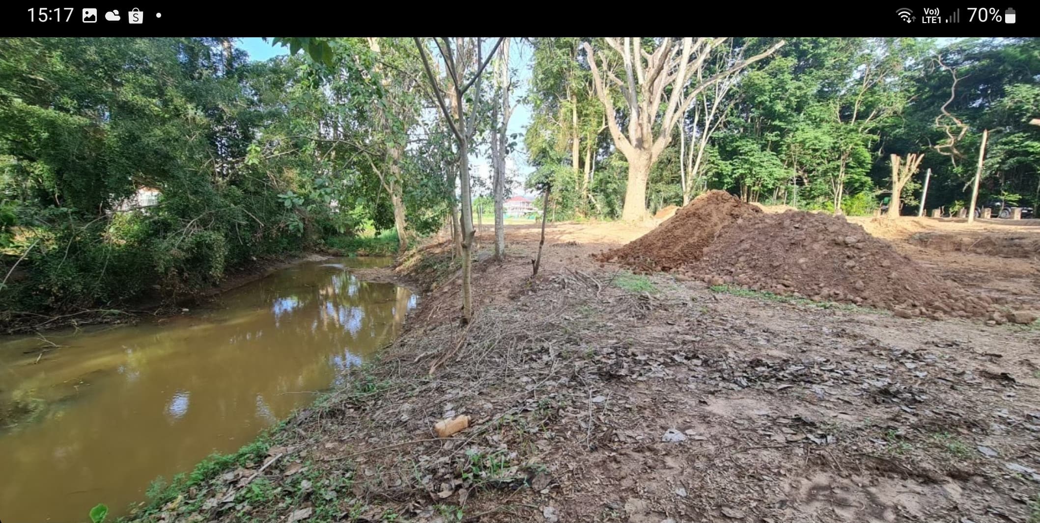 ขายที่ดินติดลำธาร น้ำไหลตลอดปี เชียงใหม่ 0-3-44 ไร่