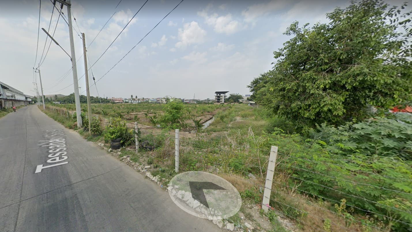  ขายที่ดิน 22 ไร่ ผังสีม่วง ติดถนนเพชรเกษม อ้อมใหญ่ นครปฐม ทำเลดี พร้อมทำโรงงานได้เลย