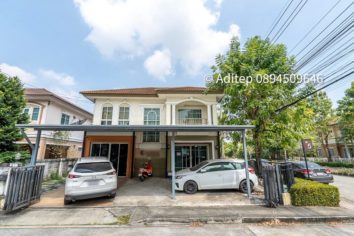 ขายบ้านเดี่ยว ภัสสร 19 วัชรพล-วงแหวน 53 ตร.ว. 3 ห้องนอน 2 ห้องน้ำ หลังมุมซอยต้นๆของโครงการ ตกแต่งเป็น Home Office มีเครื่องใช้สำนักงานพร้อมใช้ หมู่บ้านติดถนนจตุโชติ ใกล้ทางด่วน