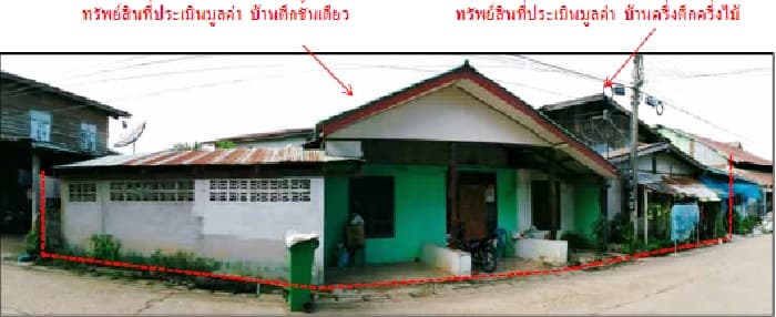 ทีดินพร้อมสิ่งปลูกสร้าง บ้านชั้นเดียวและ2ชั้น ตำบลผึ่งแดด อำเภอเมืองมุกดาหาร 0-0-69