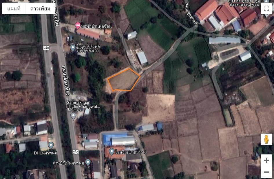 ขายที่ดินนครพนม เมืองนครพนม 1-0-51.7