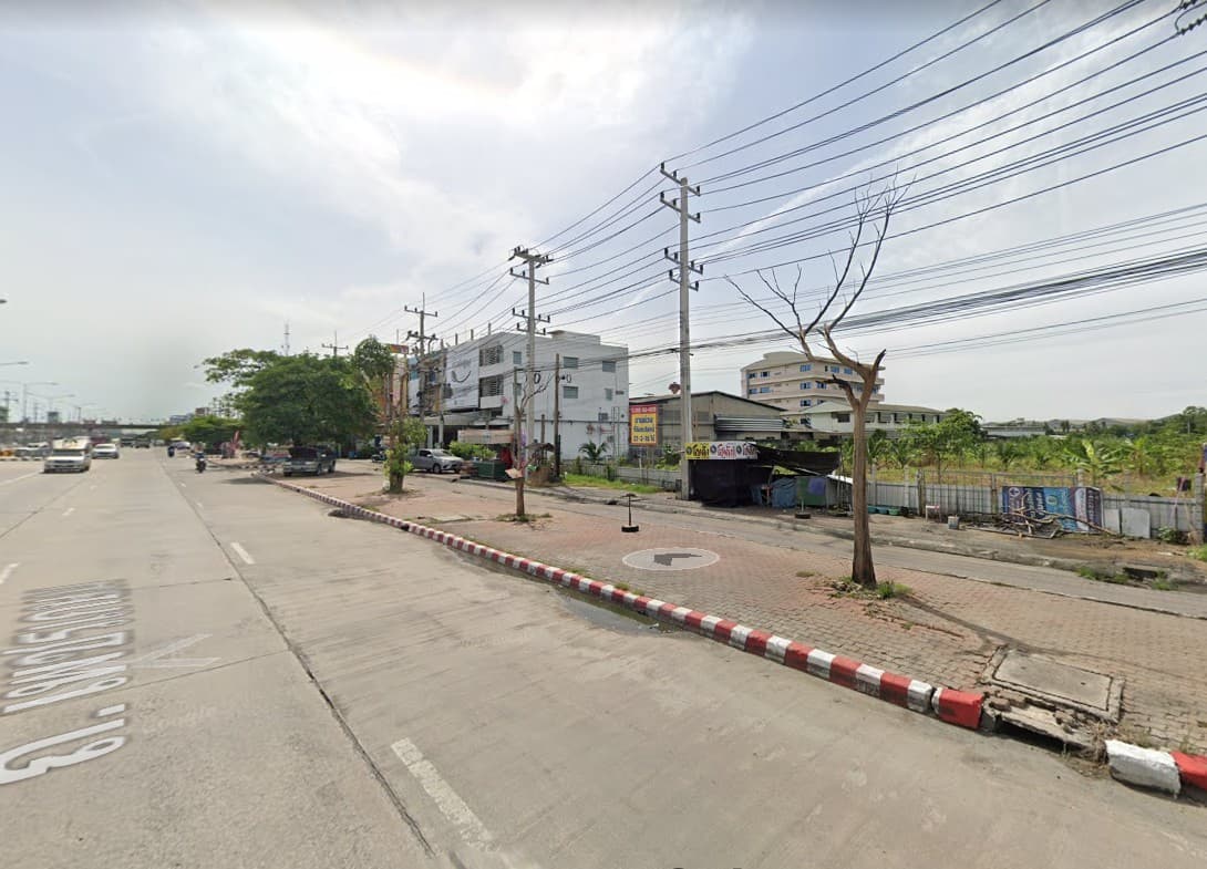  ขายที่ดิน 22 ไร่ ผังสีม่วง ติดถนนเพชรเกษม อ้อมใหญ่ นครปฐม ทำเลดี พร้อมทำโรงงานได้เลย