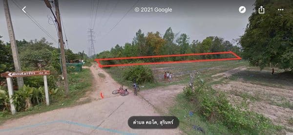ที่ดินเปล่า ติดถนนสาธารณะ สุรินทร์ 7-2-79