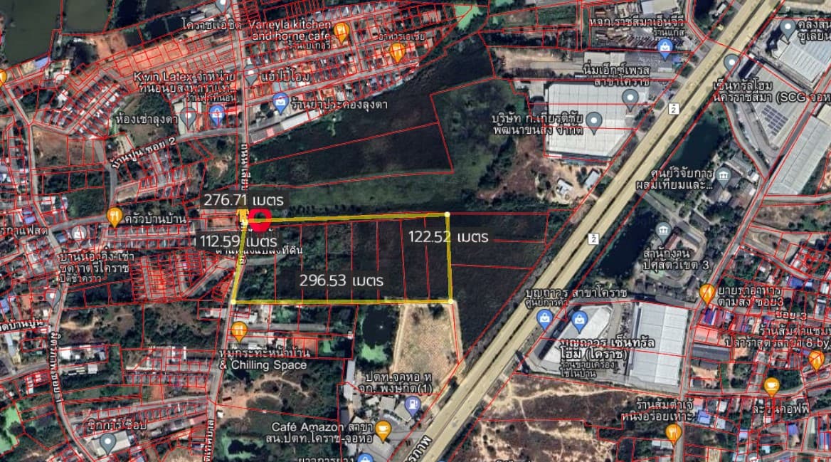 ขายที่ดินโคราช เมืองโคราช 21-0-87