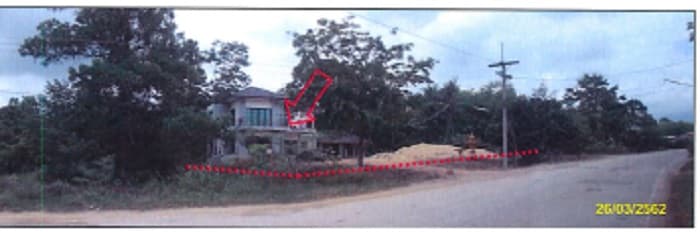 บ้านเดี่ยว2ชั้น ถนนสายควนออก-ท่งุบ่อ แยกจากถนนสายห้วยทราย-ปากพะยูน 1-1-22