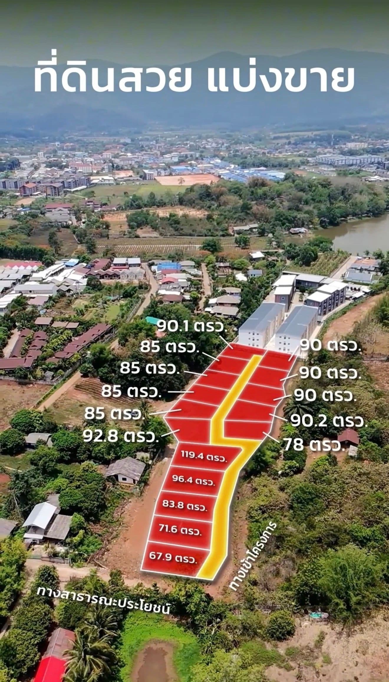 ที่ดินติดรั้ว มหาวิทยาลัยแม่ฟ้าหลวง