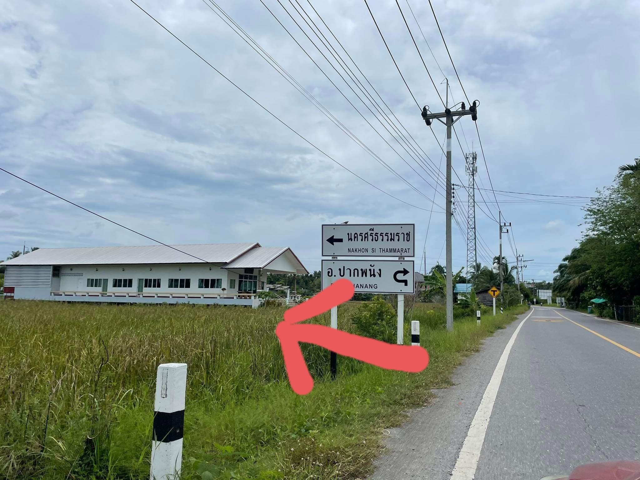ขายที่ดินต.บางจาก อเมืองนครศรีธรรมราช จ.นครศรีธรรมราช 9-2-1.4 ไร่