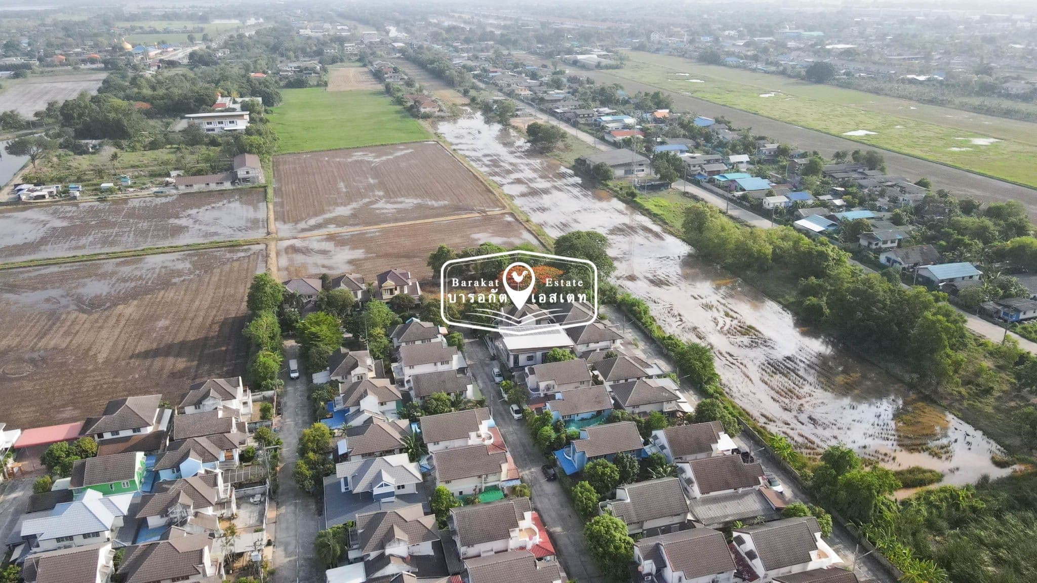  แปลงสวย การเดินทางสะดวก เข้าซอยเพียง 600 เมตร เขตหนองจอก จังหวัดกรุงเทพ