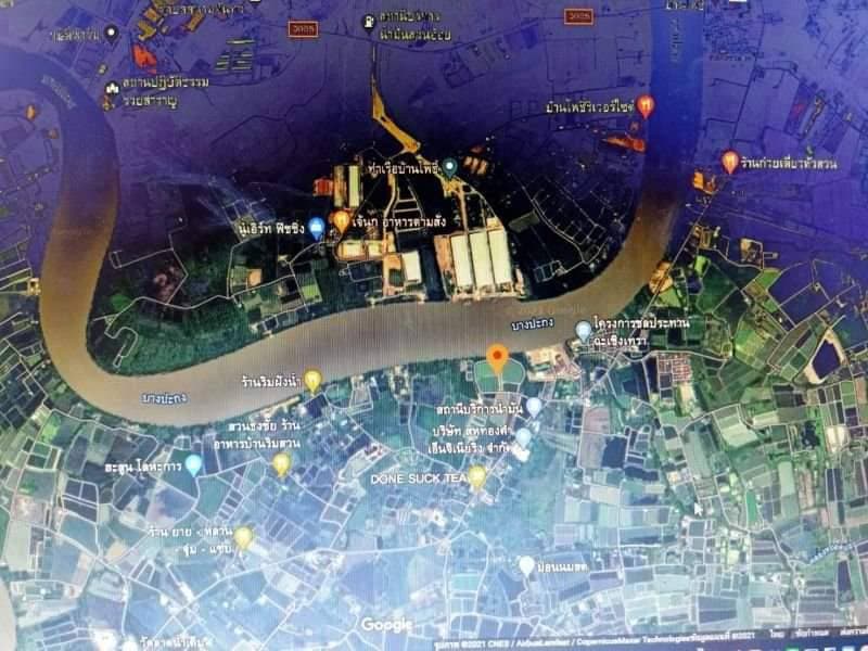 ขายที่ดิน จ.ฉะเชิงเทรา อ.บ้านโพธิ์ 41-3-44