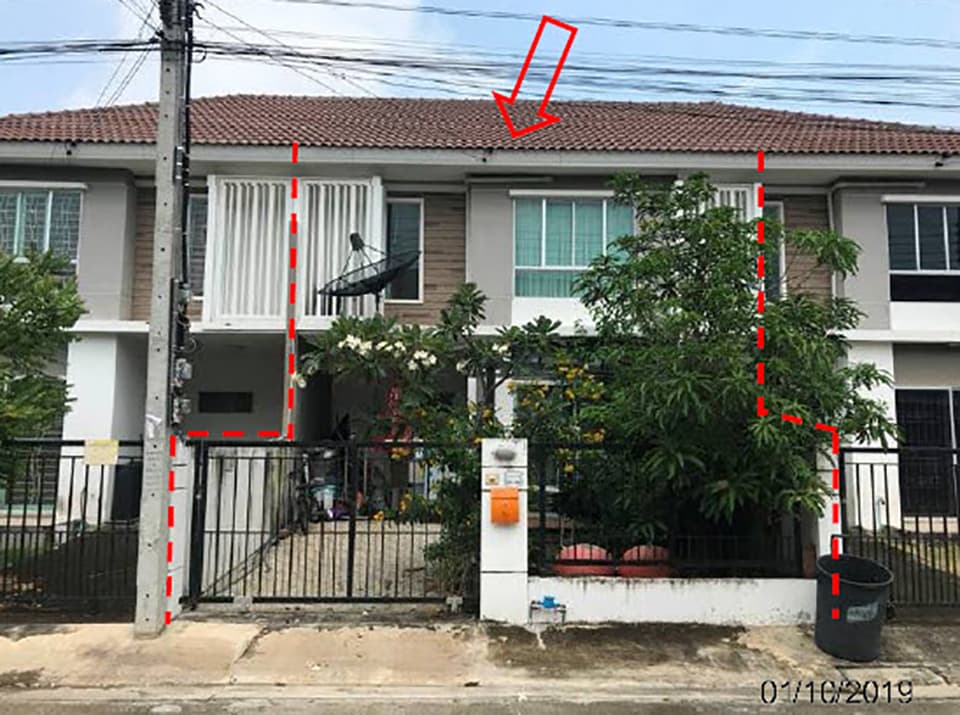 ทาวน์เฮ้าส์ 2ชั้น หมู่บ้าน พฤกษาวิลล์ ตำบลบางพลีใหญ่  0-0-21.4