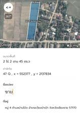 ที่ดินติดถนนหมู่บ้าน เวียงป่าเป้า เชียงราย 2-2-52