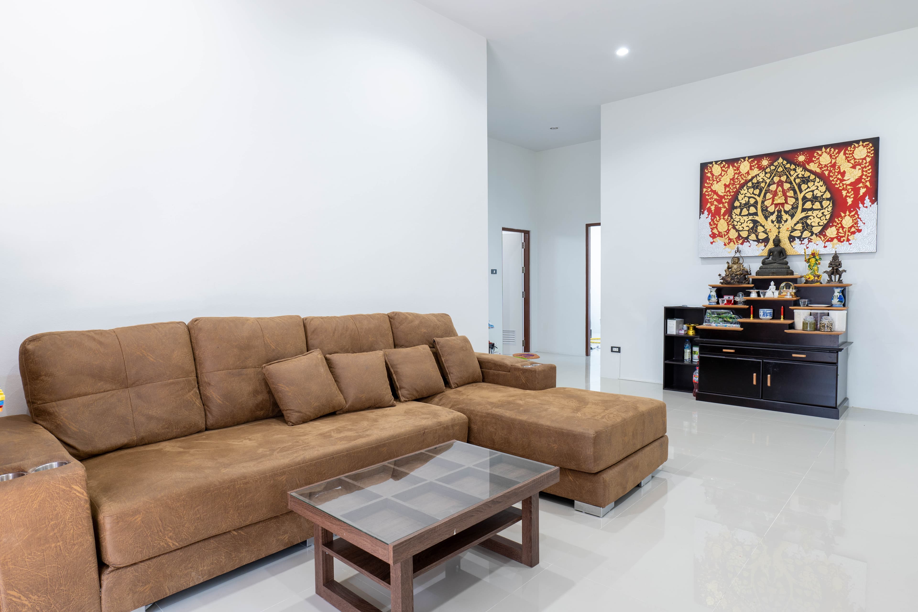 บ้านชั้นเดียว พร้อมเฟอร์นิเจอร์ ใหม่มาก ในเมือง เชียงราย 63.9 ตร.ว