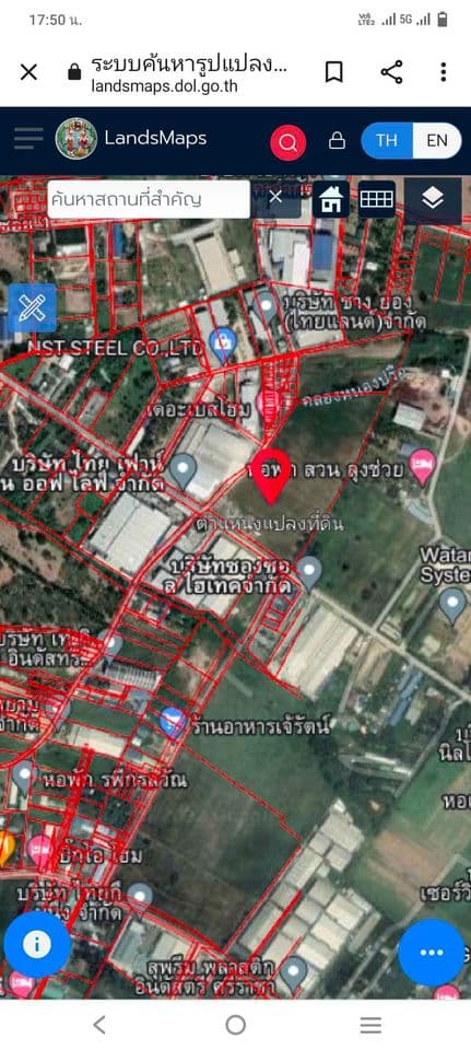 ที่ดิน ตรงข้ามบริษัท พลัสโฟม แพคเกจจิ้งจำกัด เขตตำบลบึง อำเภอศรีราชา จังหวัดชลบุรี 25-3-18 ไร่