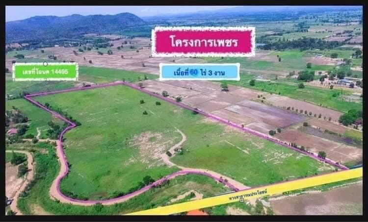 ที่ดินเปล่า 60 ไร่ สุพรรณบุรี