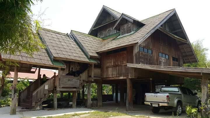 บ้านไม้สองชั้น 4 ไร่ เชียงแสน เชียงราย