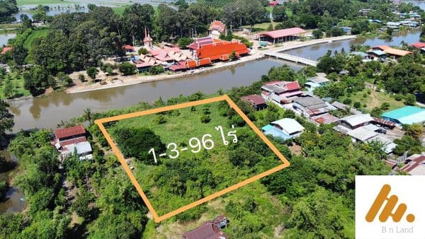 ที่ดิดติดแม่น้ำจังหวัดลพบุรี 1-3-96
