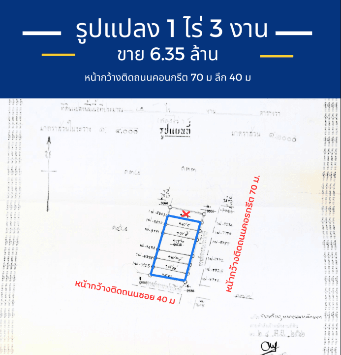 ขายที่ดินเปล่าชลบุรี ใกล้นิคม WHA อิสเทิร์น ซีบอร์ด 1