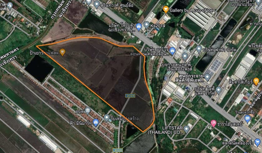 ขายที่ดินฉะเชิงเทรา เมืองฉะเชิงเทรา 216-3-60