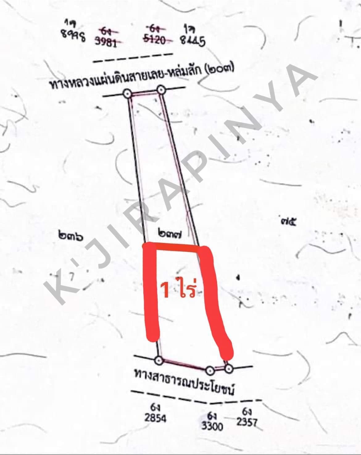 ขายที่ดินเลย ภูเรือ 1-0-0