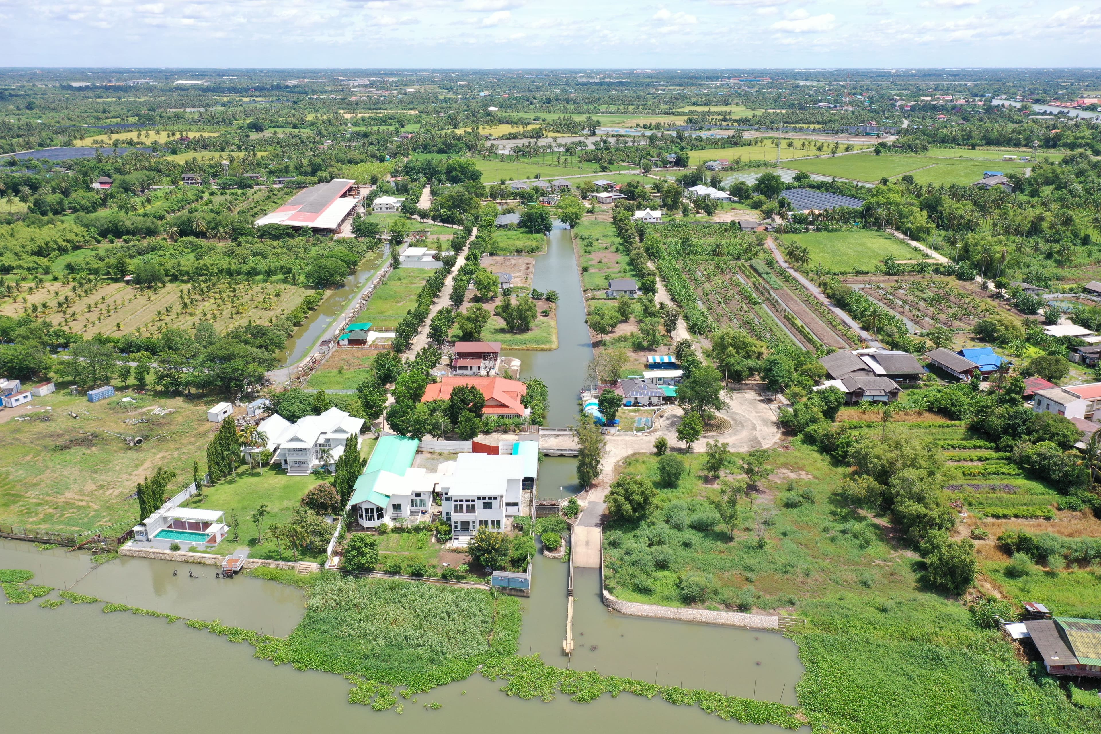 ขายที่ดินนครปฐม อำเภอนครชัยศรี ที่ดินแปลงสวย ในชุมชน เหมาะลปลูกบ้าน 0-1-54.8 ไร่.