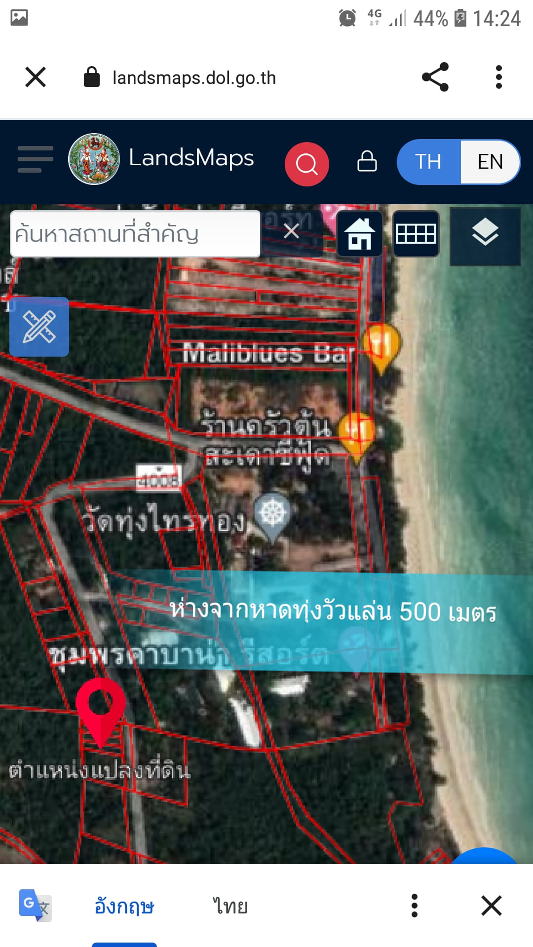 ที่ดินเปล่า ชุมพร 1-0-65.5