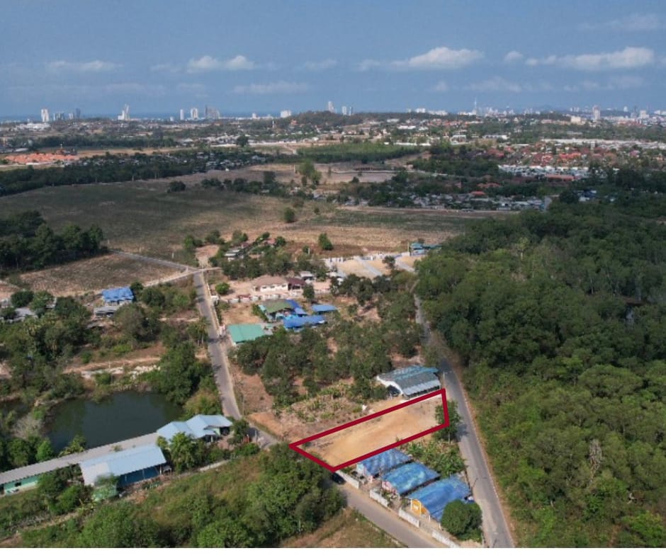 ที่ดินสวย ทำเลทอง ใจกลางเมืองพัทยา 195 ตร.ว