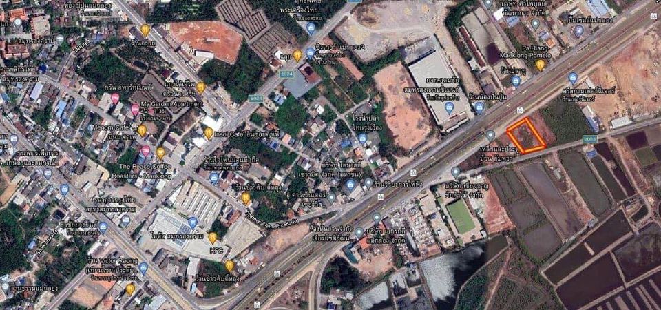 ที่ดิน ทำเลทอง เนื้อที่ 1-1-69 ตรว. สมุทรสงคราม 