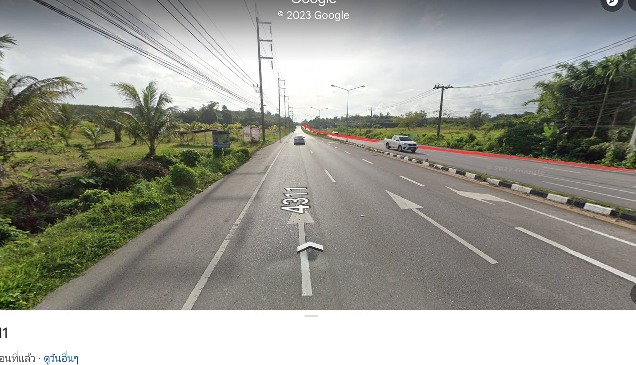 ขาย(หรือให้เช่าระยะสั้นๆ)ที่ดินแปลงใหญ่ติดถนนสี่เลน ทับปุด พังงา