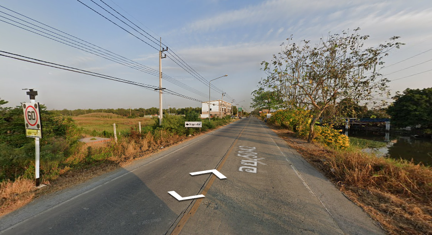 ขายที่ดินปทุมธานี แปลงสวย ใกล้แหล่งอำนวยความสะดวก เมืองปทุมฯ 23-2-38.3
