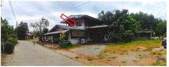ที่ดินพร้อมสิ่งปลูกสร้าง บ้าน2ชั้น ตำบลกุดแห่ อำเภอเลิงนกทา 2-0-75