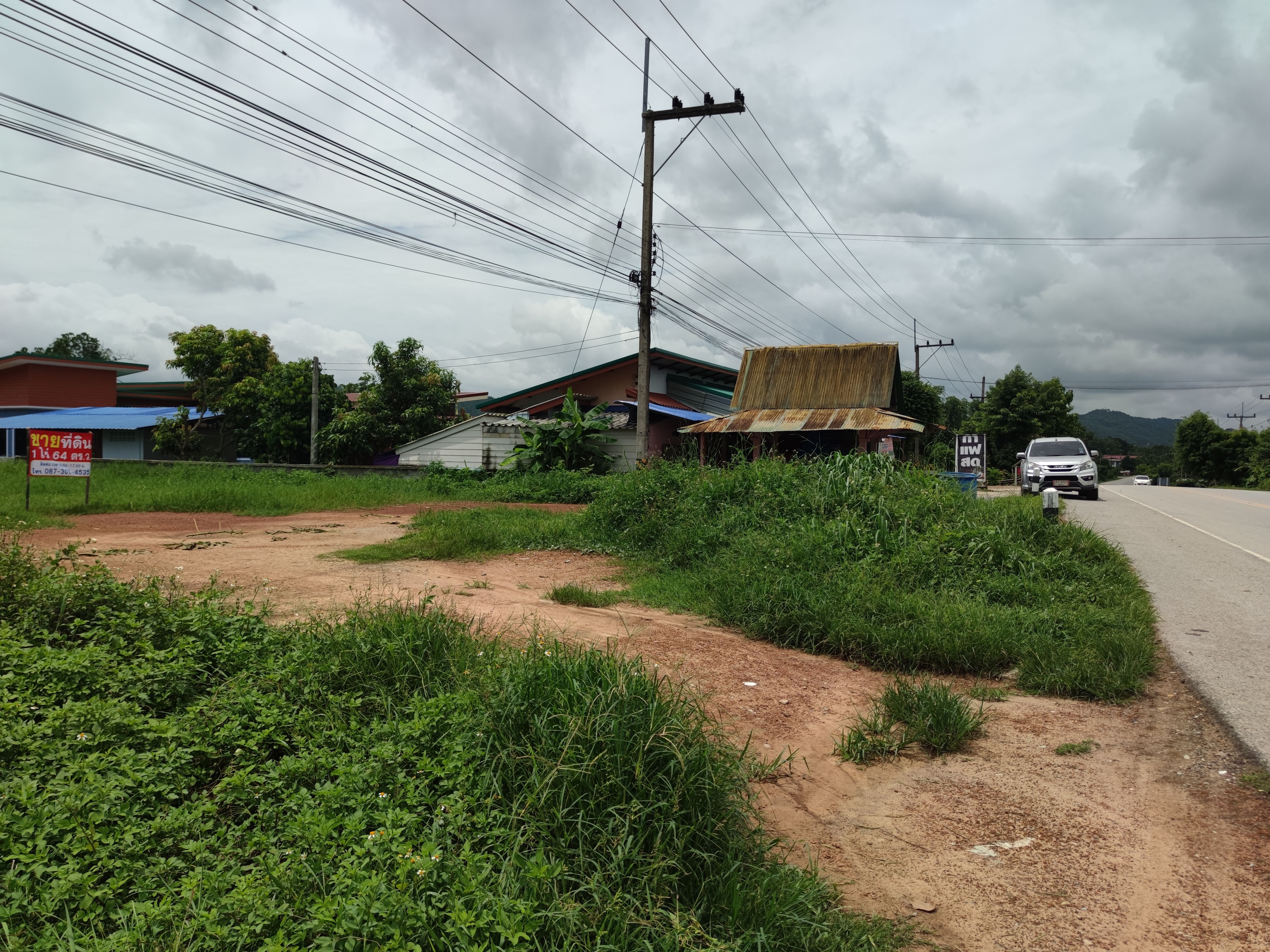 ขายที่ดินเชียงราย ที่เปล่า แปลงสวย ทำธุรกิจรุ่งหน้ากาดแลงเมืองชุม เวียงชัย เชียงราย 1-0-64ไร่