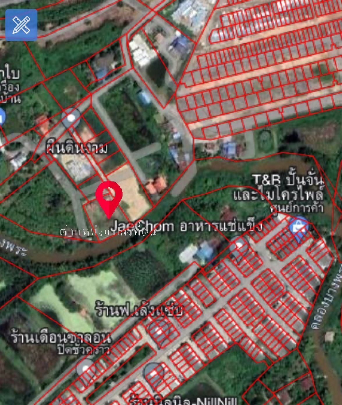 ที่ดิน 1 ไร่ ใกล้ตัวเมืองฉะเชิงเทรา วิวธรรมชาติ ด้านหลังติดคลองบางพระ