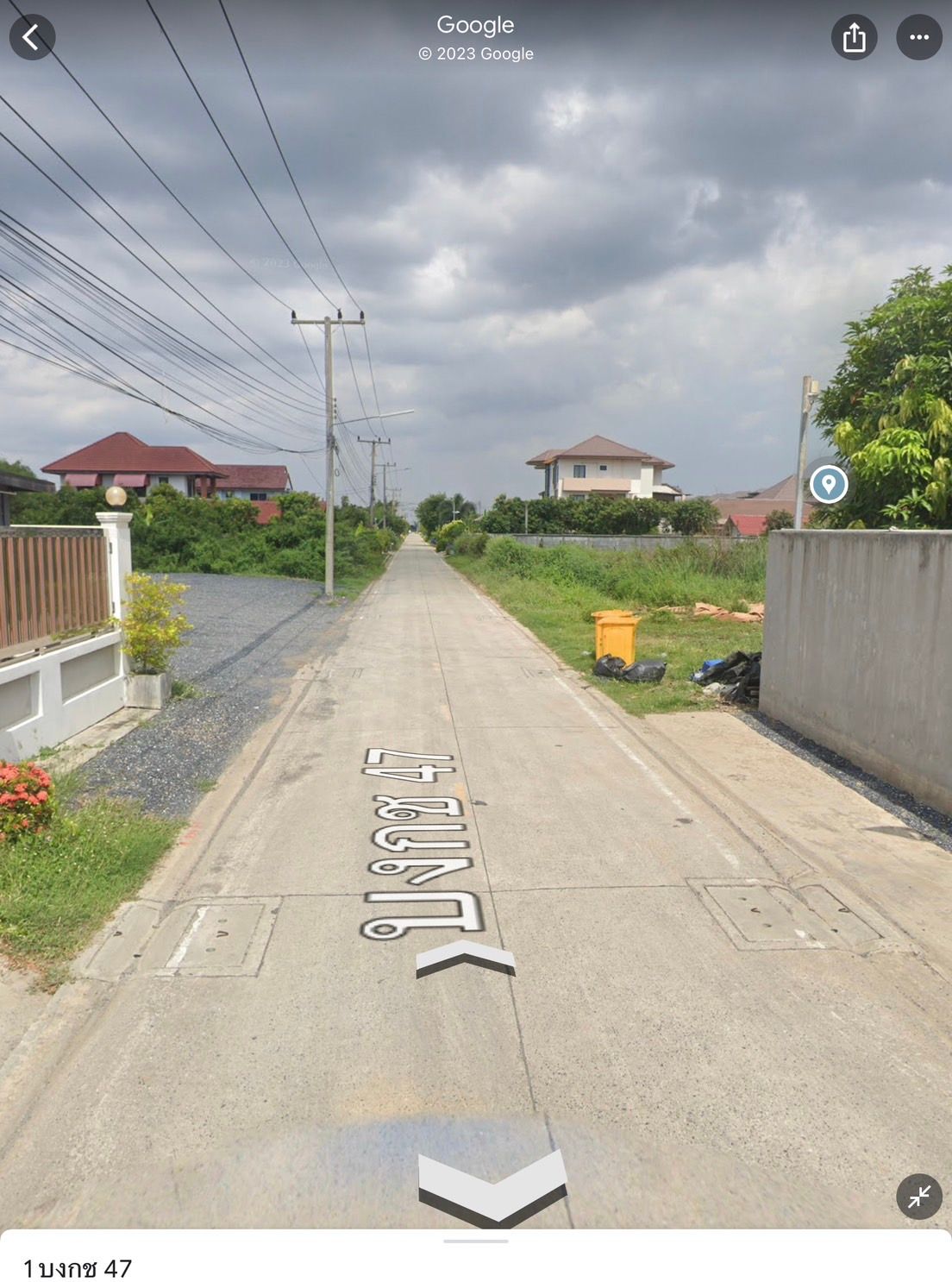 ที่ดินแปลงสวย ในซอยบงกช 47 คลองหลวง ปทุมฯ 0-3-80