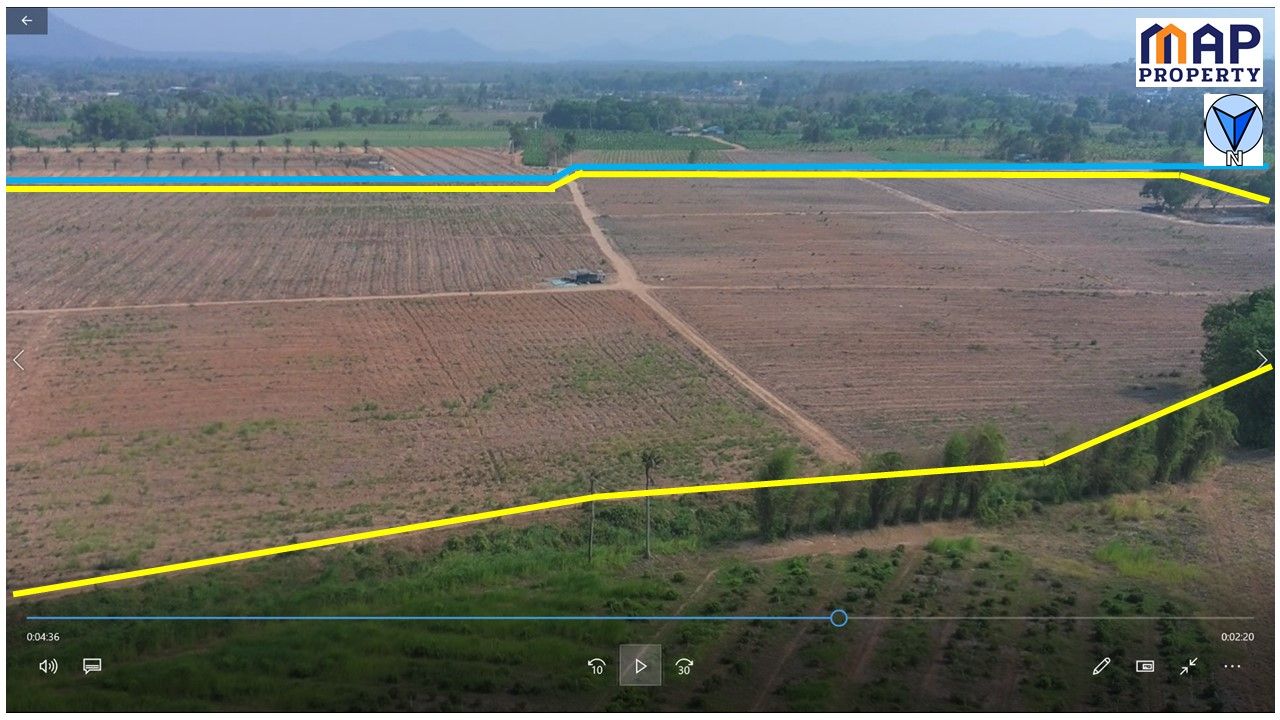 ที่ดินแปลงสวยวิวเขา 114 ไร่ ถนนคอนกรีต หน้ากว้าง 600 ม., เพชรบุรี