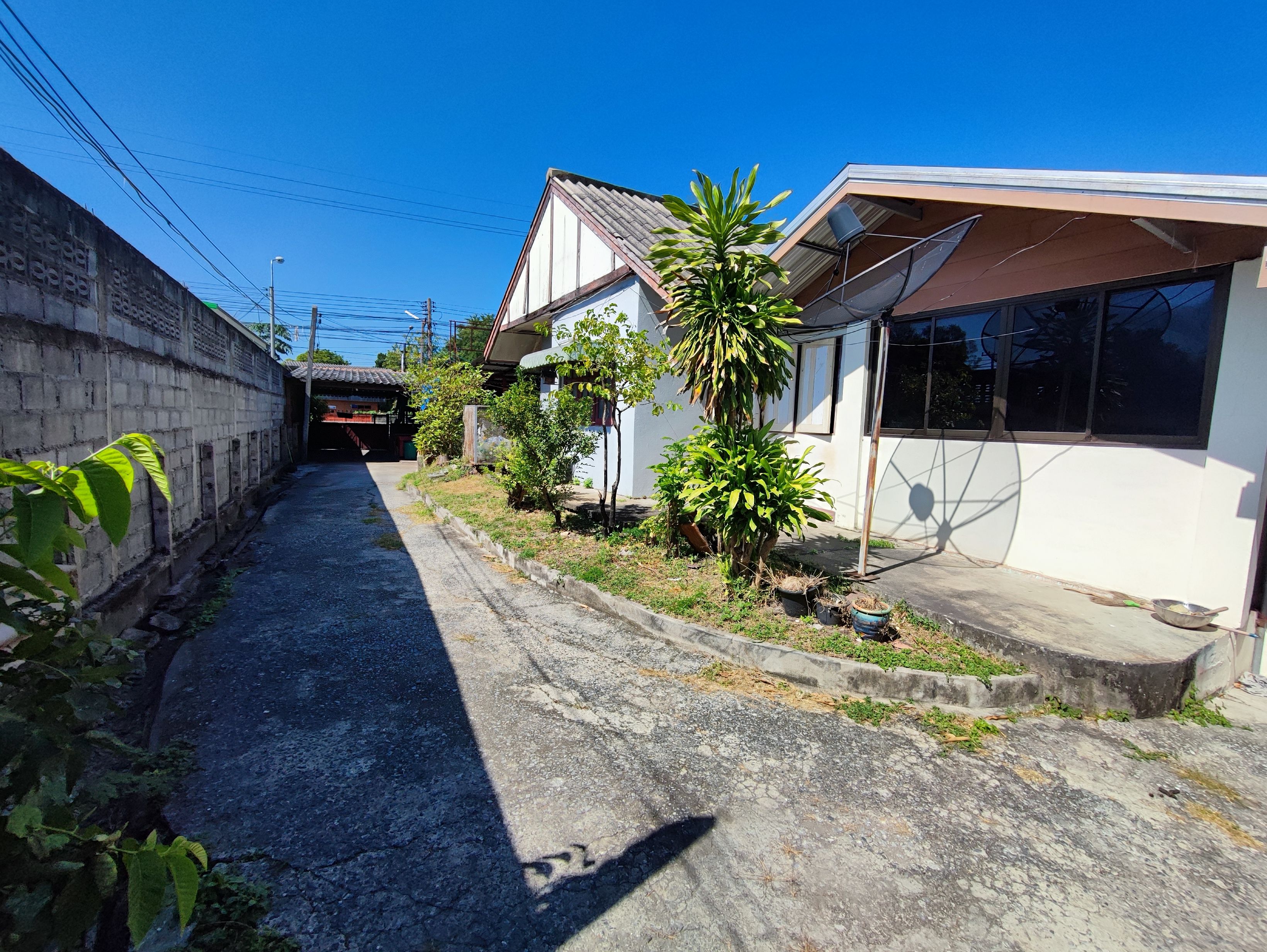 ขายที่ดินพร้อมบ้าน2หลังและโรงเรือน ติดถนนสี่เลน ห่างเซเว่น 100 ม.