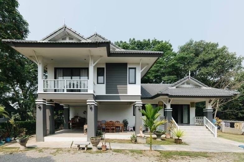 ขายบ้านเชียงใหม่ อำเภอสารภี บ้านพร้อมที่ดินทำเลดี ใกล้แหล่งอำนวยความสะดวกรอบด้าน เข้า-ออกสบาย 0-3-71.6