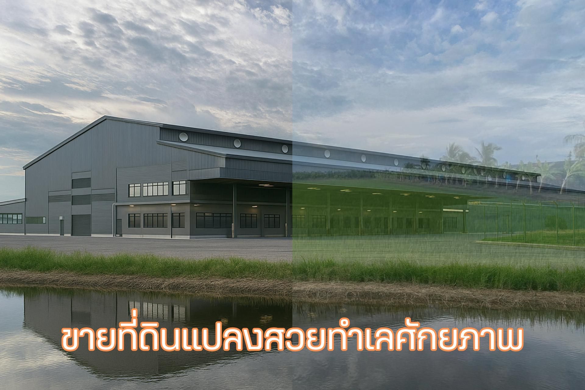 ขายที่ดินเปล่า ทำเลศักยภาพ เหมาะสร้างโรงงาน/โกดัง 🏭 ที่ดินแปลงใหญ่ 11 ไร่ 16