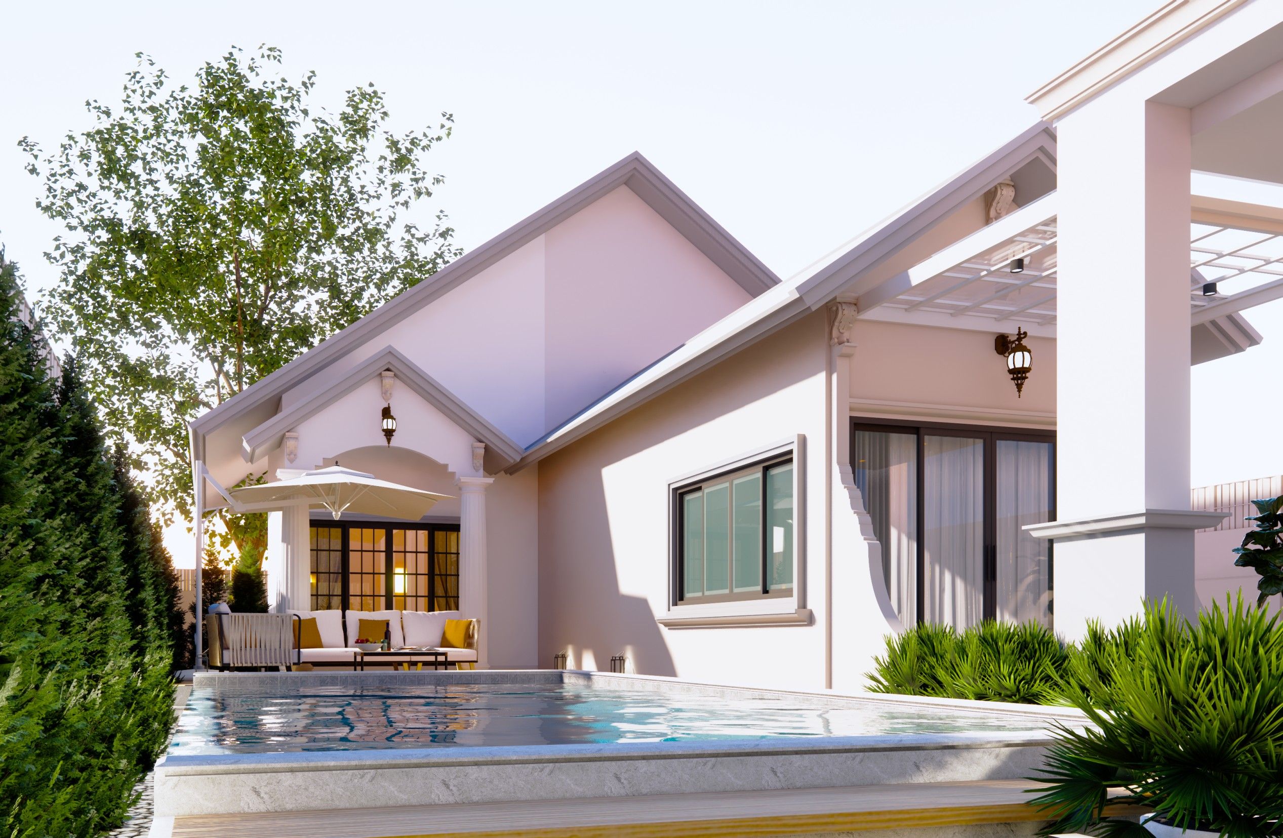 Pool Villa Airport Hatyai สไตล์ยุโรป ใกล้สนามบิน พร้อมลงทุน