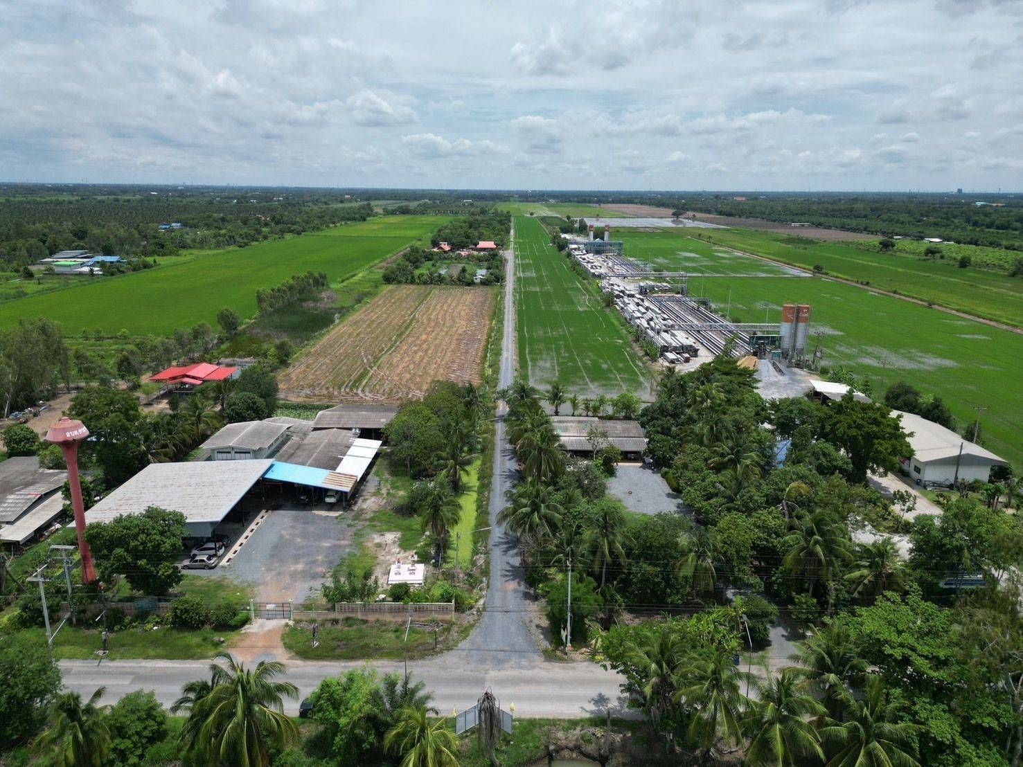 ที่ดินแปลงสวย คลอง 12 หนองเสือ จ.ปทุมธานี  เหมาะสำหรับสร้างบ้าน