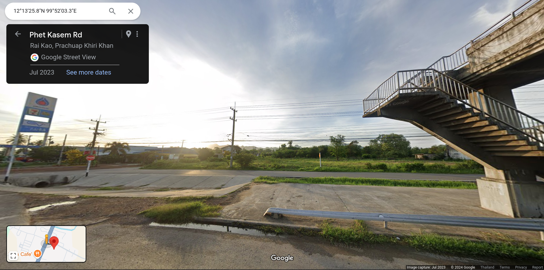 ขายที่ดิน ติดถนนเพชรเกษม 12-2-14.5 สามร้อยยอด ประจวบฯ