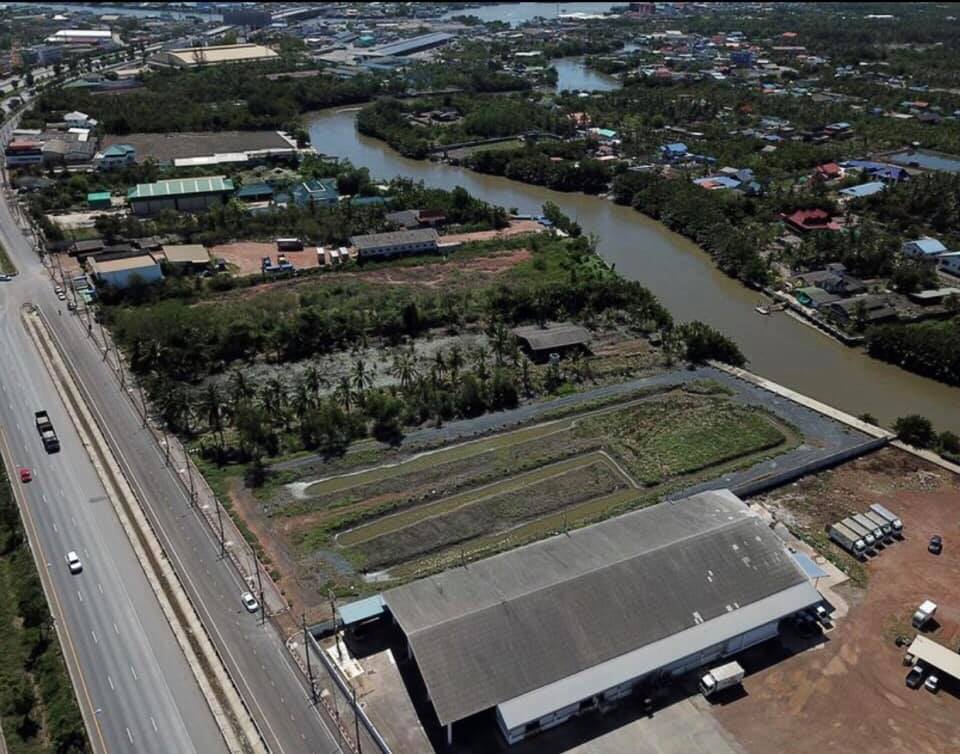 ที่ดินแปลงสวย ติดถนนพระราม2 สมุทรสงคราม 6-1-35