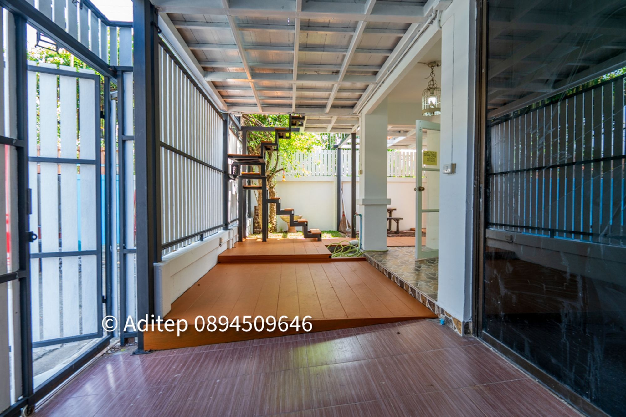 ขายบ้านแฝด พฤกษา 30/1 บ้านกล้วย-ไทรน้อย บางบัวทอง นนทบุรี 2 ชั้น 35.4 ตรว. 3 ห้องนอน 2 ห้องน้ำ ต่อเติมเทอเรซ สวนข้างบ้านกว้าง ใกล้เซ็นทรัลเวสต์เกต 