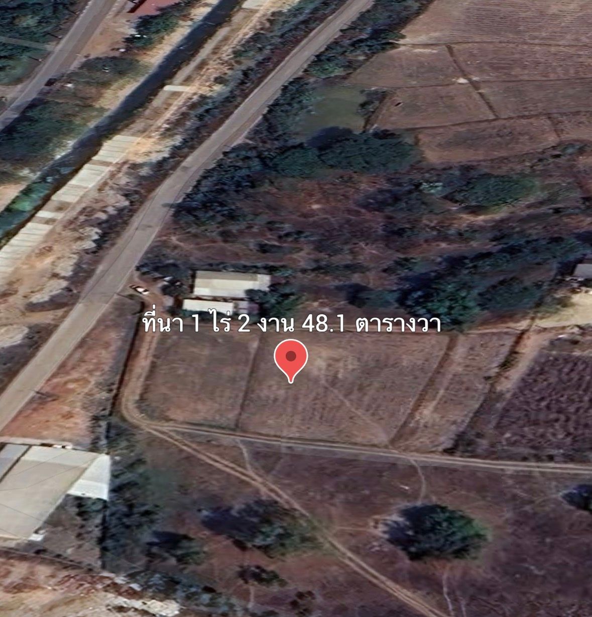 ขายที่ดิน ที่นาทำเลดี ติดคลองส่งน้ำบ้านเลื่อม 1-2-48 ไร่