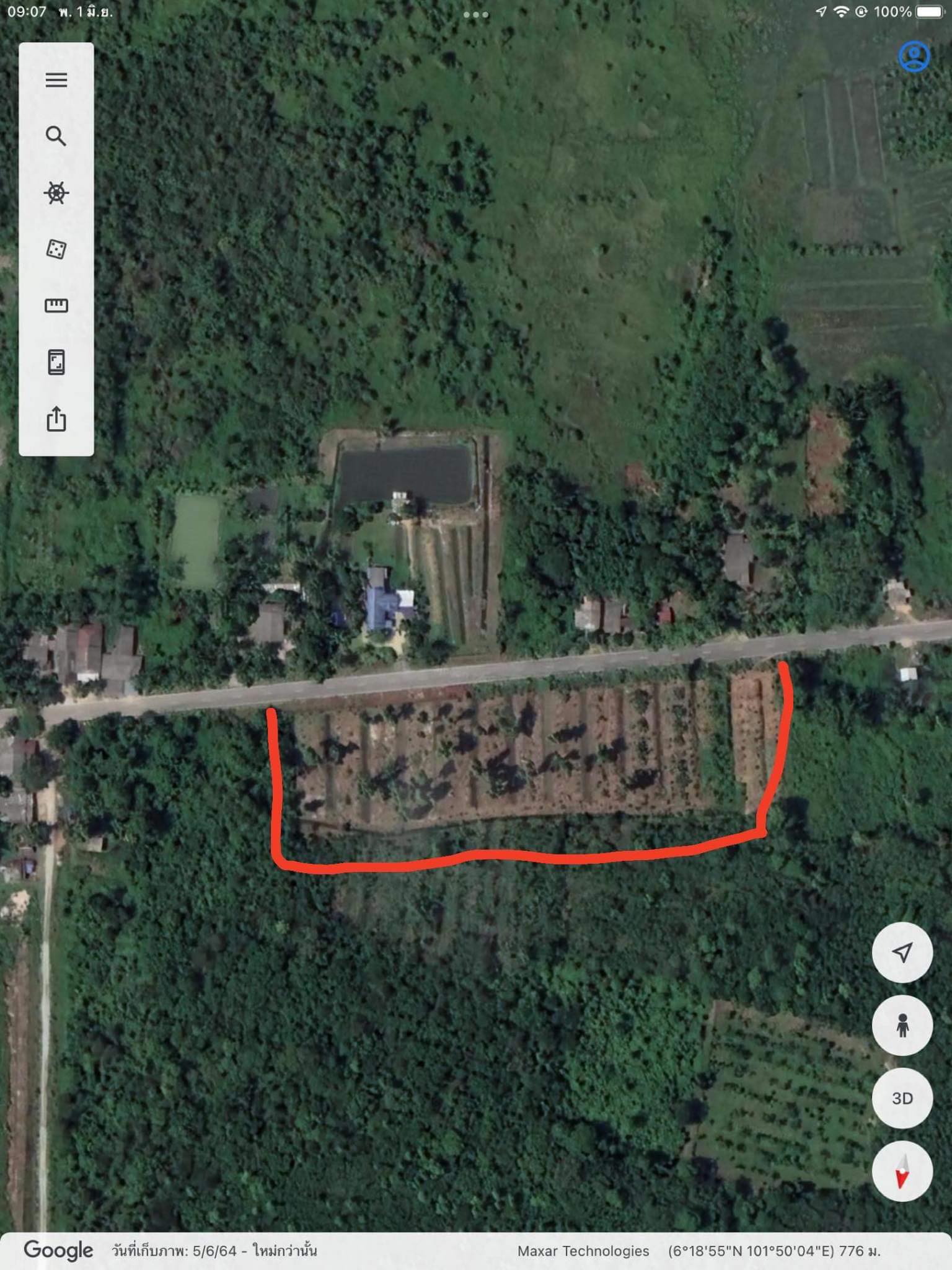 ที่ดินเปล่า เมืองนราธิวาส 6-0-7.8