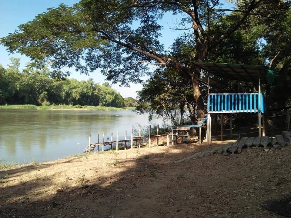 บ้านพร้อมที่ดิน หลังสวย ติดแม่น้ำ ท่าม่วง กาญจนบุรี 